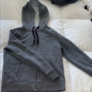 grey PINK zip up hoodie ✰